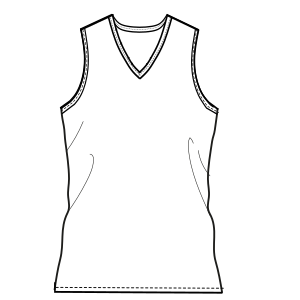Fashion sewing patterns for Bascketball T-Shirt 7062